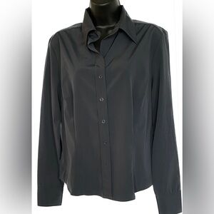 Denver Hayes INDIGO Dress Blouse, M Summer Sale